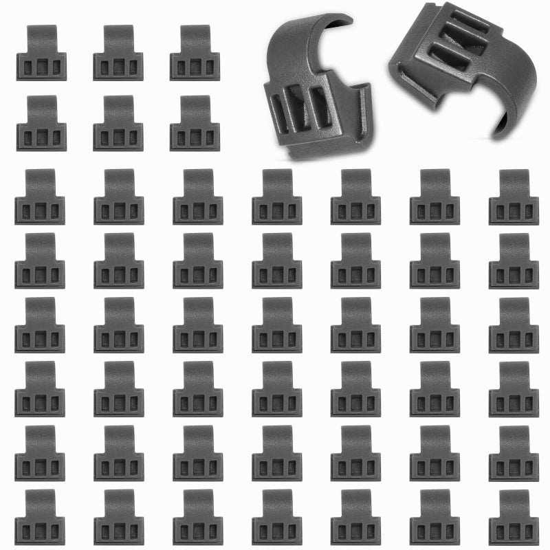 ETZ 86 Degree Angle Restrictor Restriction Clips (50Pack), Hinge Restrictors for Cabinet Doors, Fit for Face Frame Hinges Kitchen Cabinet Door Restraints EH89 - Image 1