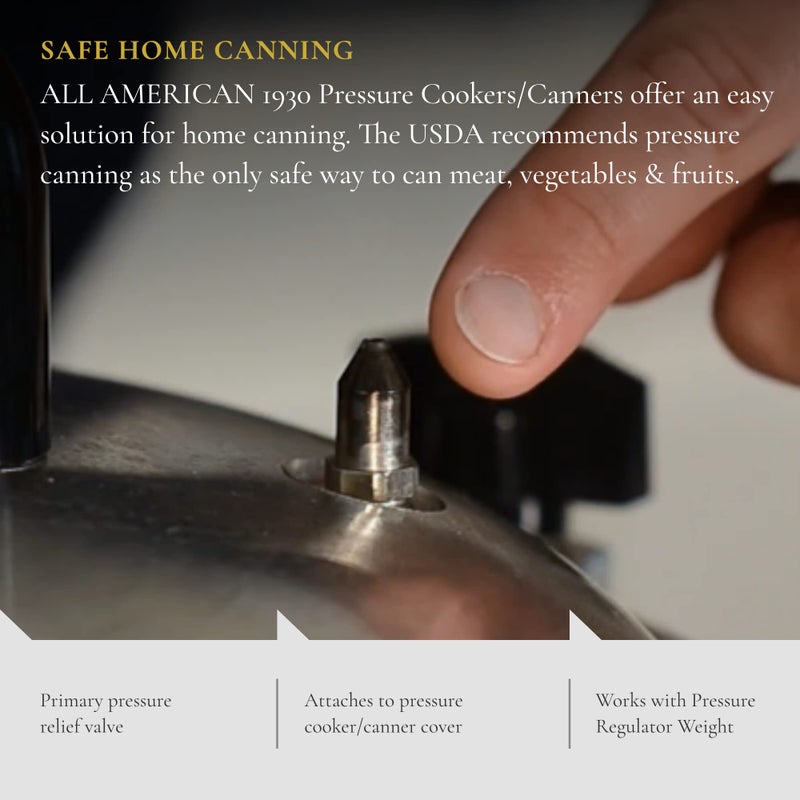 All American All American 1930 - Vent Pipe - Serves as the Primary Pressure Relief Valve - Fits All Our Pressure Cookers/Canners  - Image 3