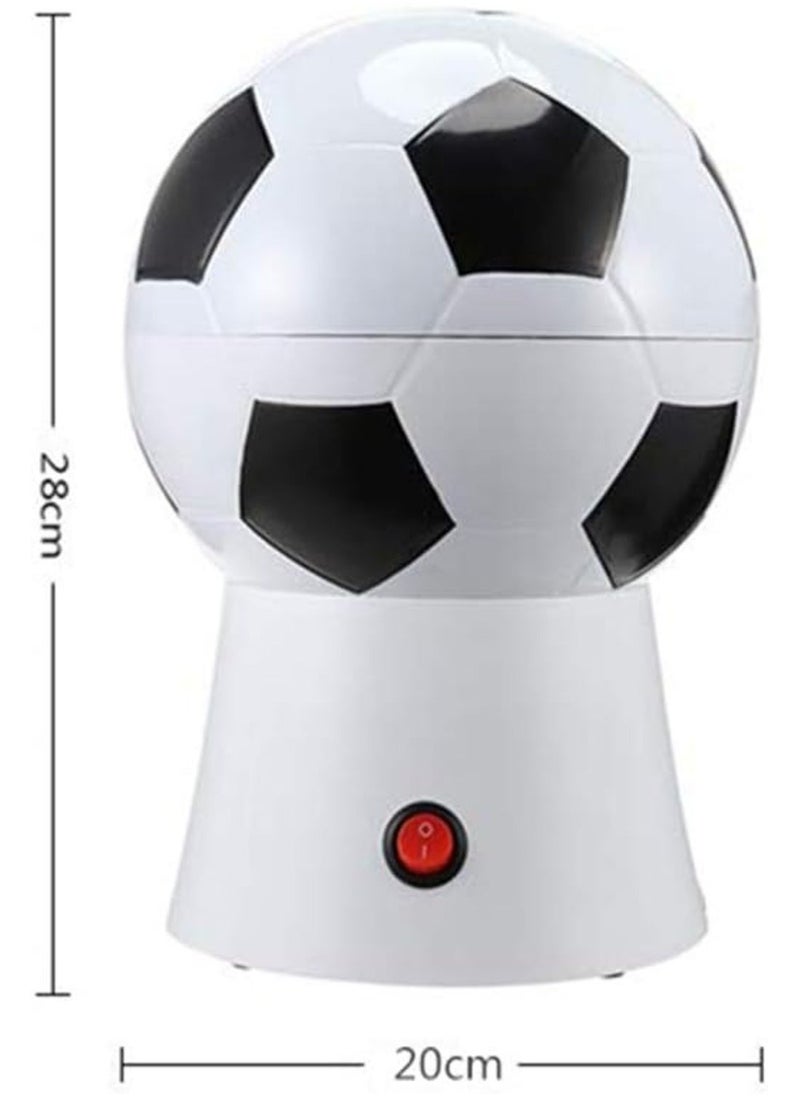 ELTRAZONE Hot Air Popcorn Football Maker – Electric Popper with Removable Lid, Quick Hot Air Popcorn Maker, 14 Cups, Ideal for Home Kitchen & Game Day Snacks - Image 2
