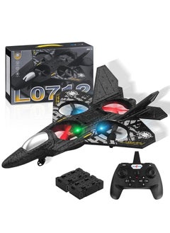 OMNEX OMNEX RC Remote Control Airplane 2.4G Remote Control Fighter Drone Hobby Plane Glider Airplane EPP Foam Toys RC Drone Kids Gift  - Image 1