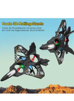 OMNEX OMNEX RC Remote Control Airplane 2.4G Remote Control Fighter Drone Hobby Plane Glider Airplane EPP Foam Toys RC Drone Kids Gift  - Image 4