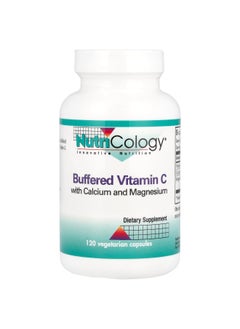 Nutricology Nutricology, Buffered Vitamin C with Calcium and Magnesium, 120 Vegetarian Capsules  - Image 1