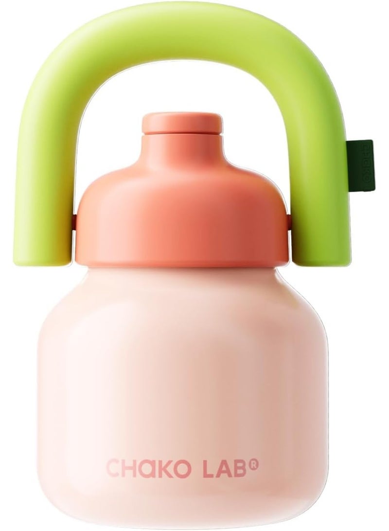 CHAKO LAB Water Bottle with Straw and Carry Handle - Wide Mouth vacuum insulated stainless steel Bottles | Reusable, leak-proof and BPA-free | 1000ml - Image 1