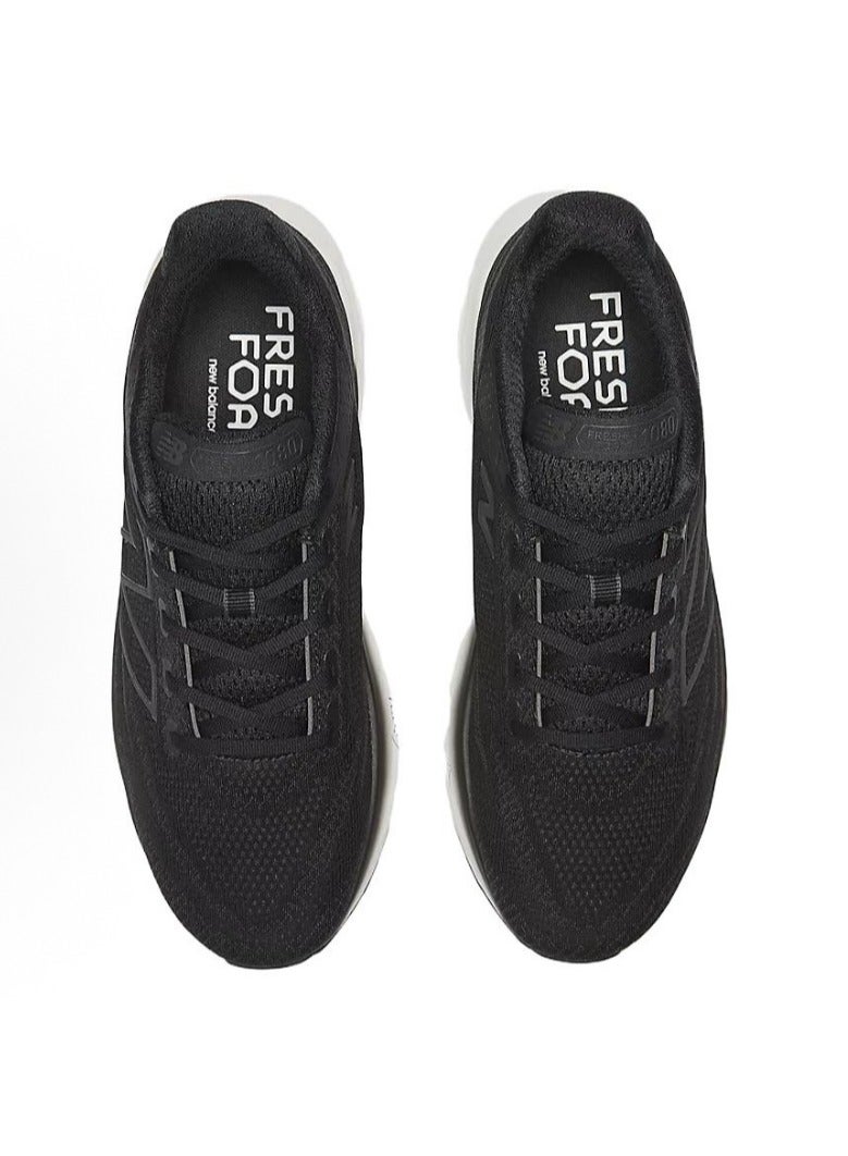 New Balance Fresh Foam X 1080 v13 Comfort Cushioning Running Sneakers Black/White For Men/Women/Students - Image 4