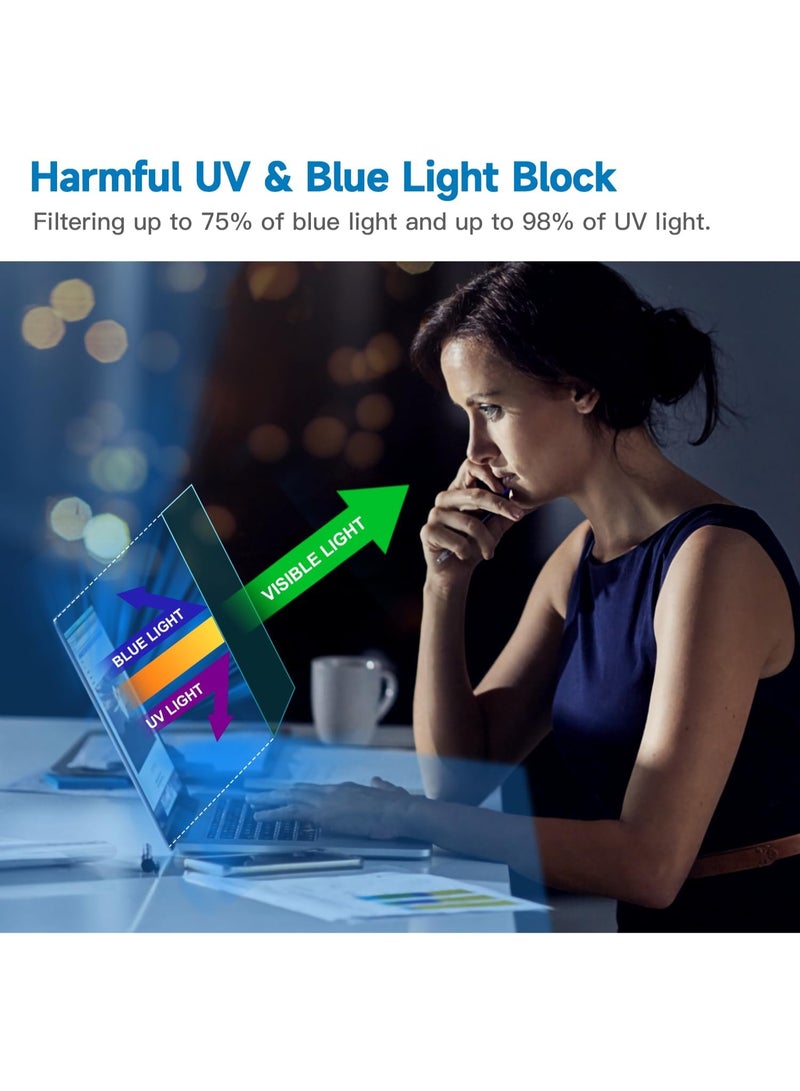 16 inch Laptop Screen Protector Blue Light Glare Filter for HP/Dell/ASUS/Samsung/Lenovo/Acer/MSI/Razer/Huawei/Honor/Xiaomi/LG Gram 16" 16:10 Aspect Laptop , UV Blocker Eye Protection Film - Image 2