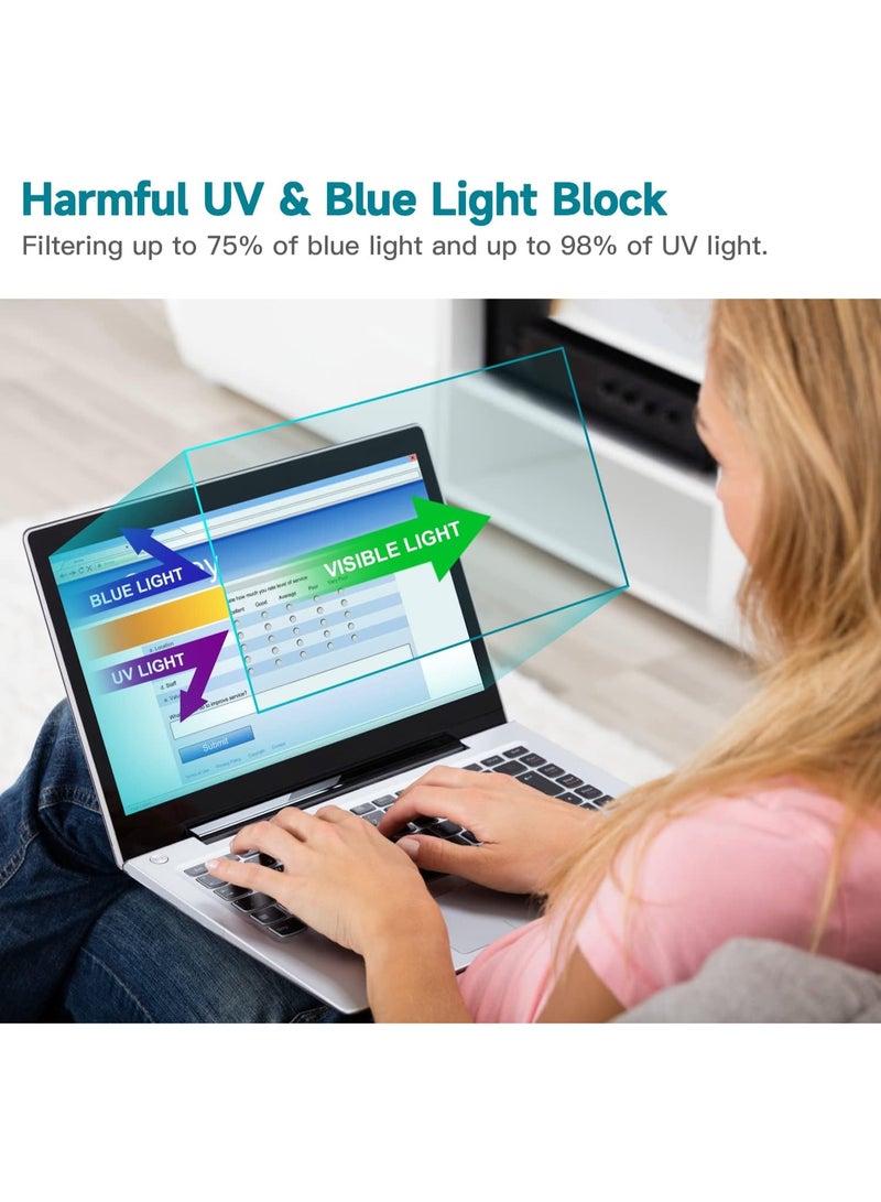 16 inch Laptop Screen Protector Blue Light Glare Filter for HP/Dell/ASUS/Samsung/Lenovo/Acer/MSI/Razer/Huawei/Honor/Xiaomi/LG Gram 16" 16:10 Aspect Laptop , UV Blocker Eye Protection Film - Image 3