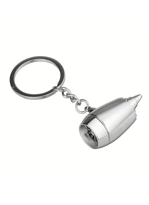 3D aircraft engine metal keychain, creative aviation pendant, bag charms, Tao Goods Source