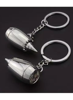 Goolsky 3D aircraft engine metal keychain, creative aviation pendant, bag charms, Tao Goods Source  - Image 2