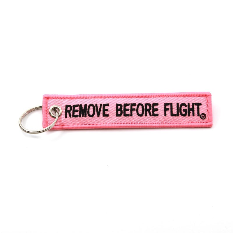 Rotary13B1 - Remove Before Flight Keychain - Pink - Image 1