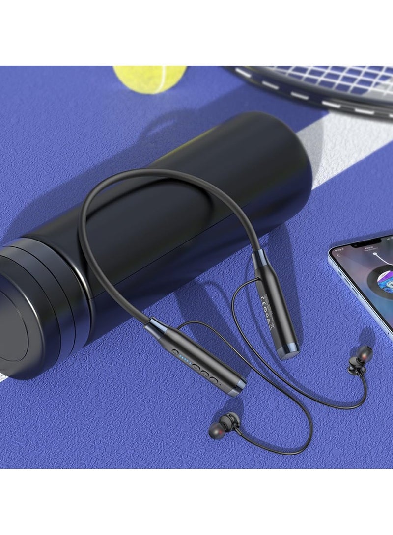 Hoco ES62 Pretty Neck-hang Bluetooth Earphones (Black) - Image 4