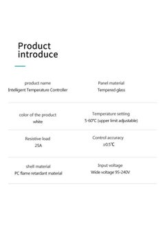 NIBEMINENT Tuya WIFI Intelligent Temperature Controller Black  - Image 3
