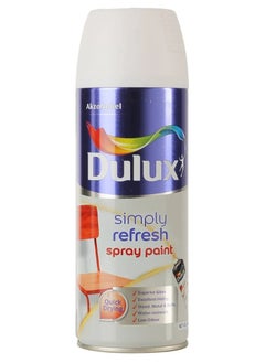 Dulux Simply Refresh Spray Paint 400 ML Matt White  - Image 1