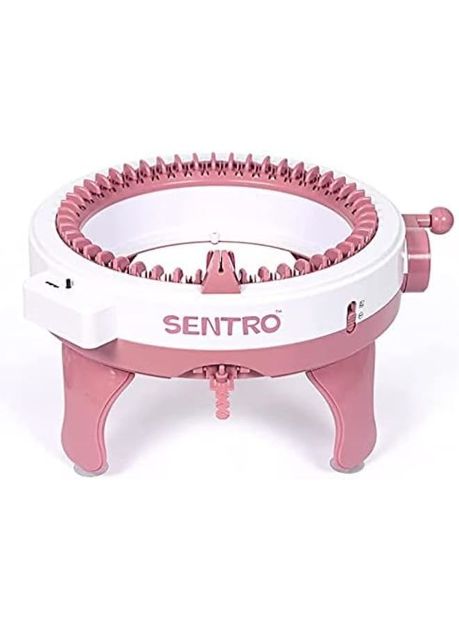 Generic - Knitting Machine, 48 Needles Knitting Loom Machine with Row Counter, Smart Weaving Loom Knitting Round Loom for Adults/Kids, Knitting Board Rotating Double Knit Loom Machine Kits - Image 1