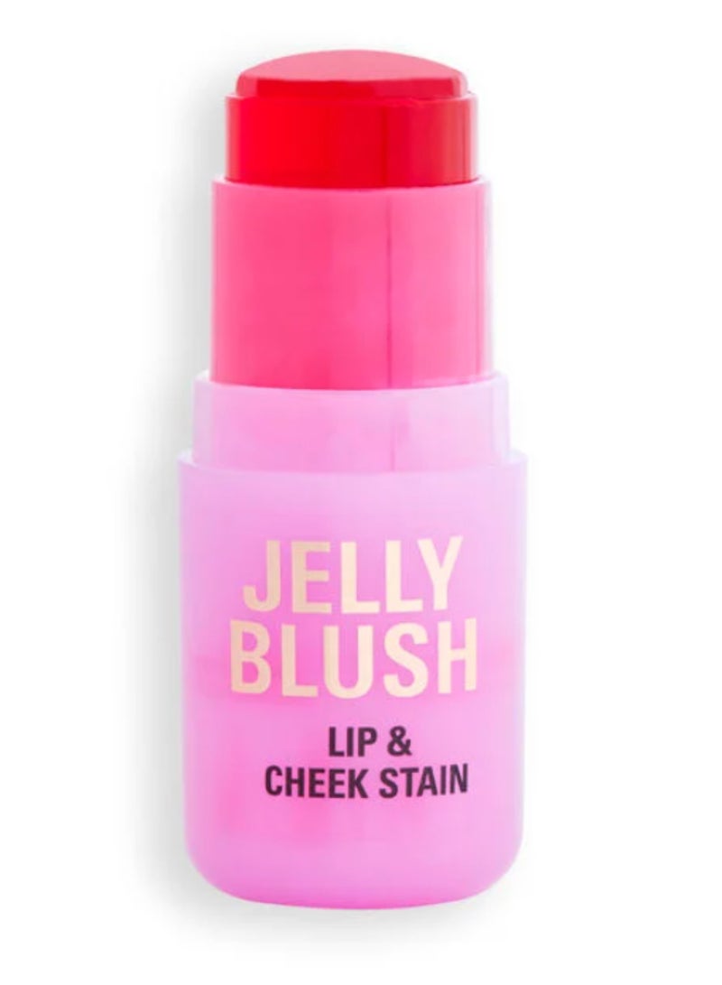REVOLUTION Makeup Revolution Jelly Blush Stick Lip & Cheek Stain – Strawberry Pink - Image 2
