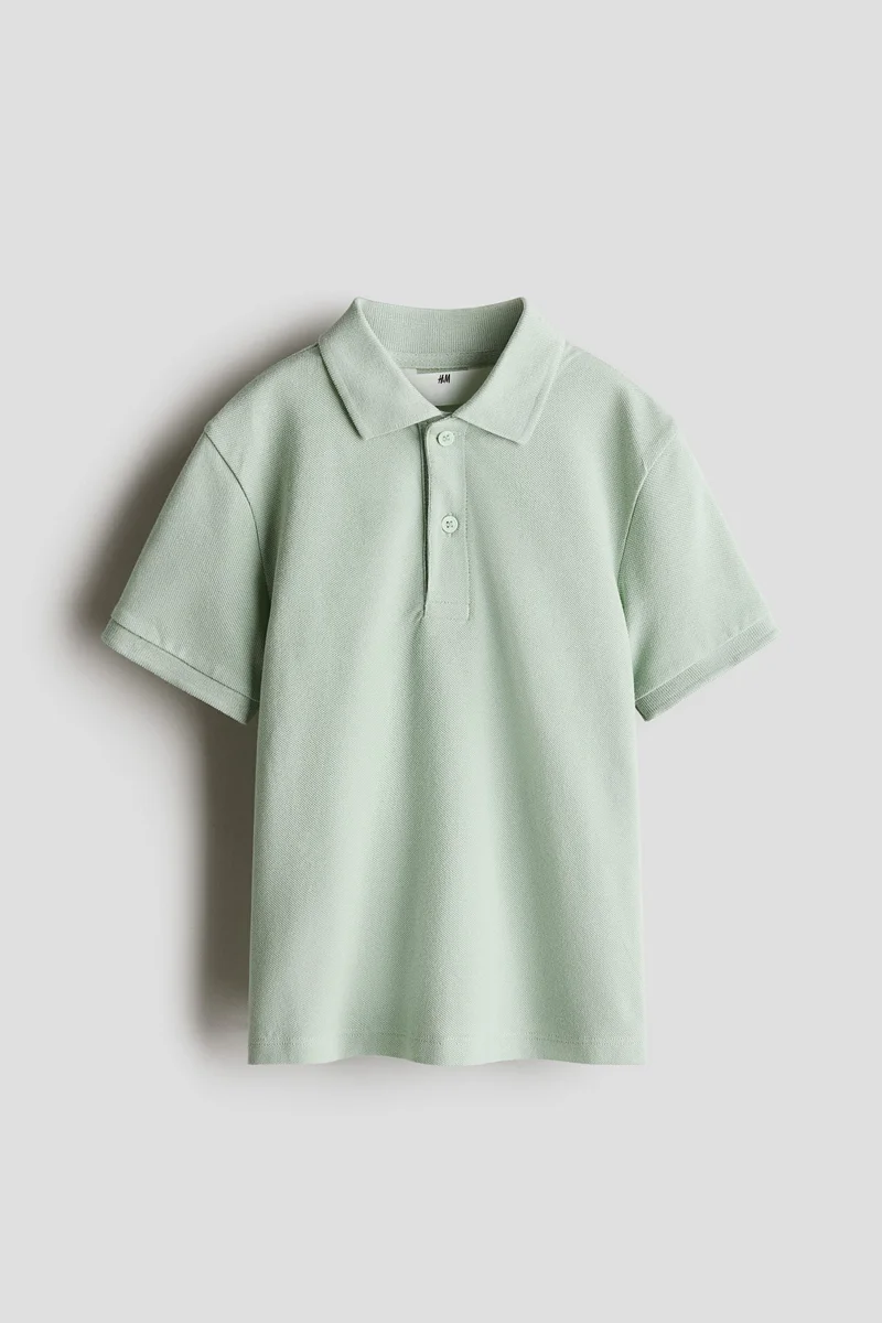 H&M Cotton piqué polo shirt