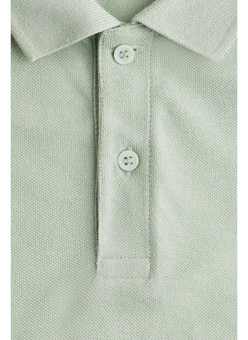 H&M Cotton piqué polo shirt