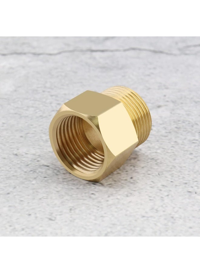ECSiNG 3Pcs Pressure Washer Coupling M22X1.5 Male To M22X1.4 Female Adapter Finish Connector Solid Brass Connector Garden Tools Accessories  - Image 5