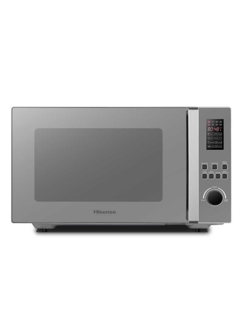Hisense 45 Liter Microwave With Grill Preimum Silver Model H45Mom | 1 Year Warranty 45 L 1100 W H45MOMK9 Silver - Image 2
