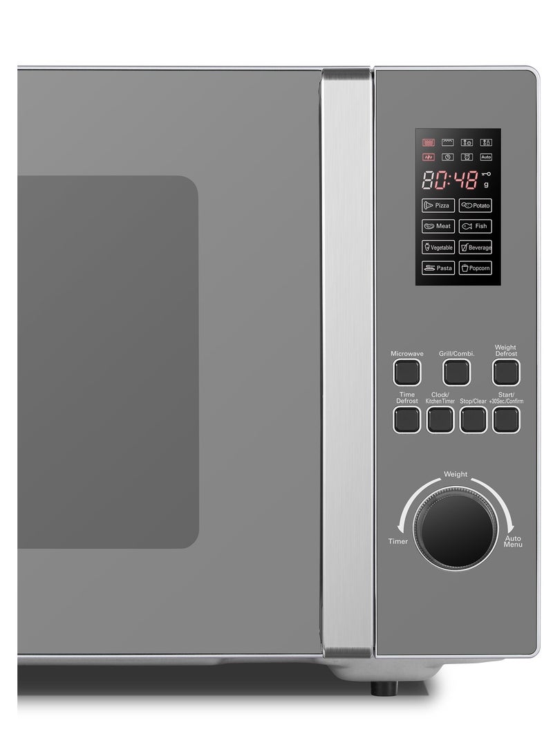 Hisense 45 Liter Microwave With Grill Preimum Silver Model H45Mom | 1 Year Warranty 45 L 1100 W H45MOMK9 Silver - Image 3