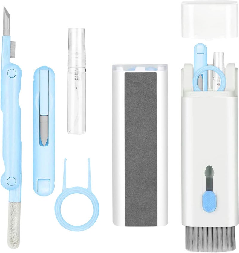 IFTHFOUR 7-in-1 Electronic Cleaner Kit for Keyboards, Laptops, and More (Blue) - Image 1