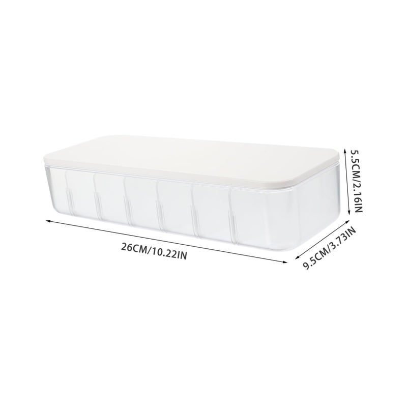 Black PP Cord Management Box Desk Organizer Hider - Image 3