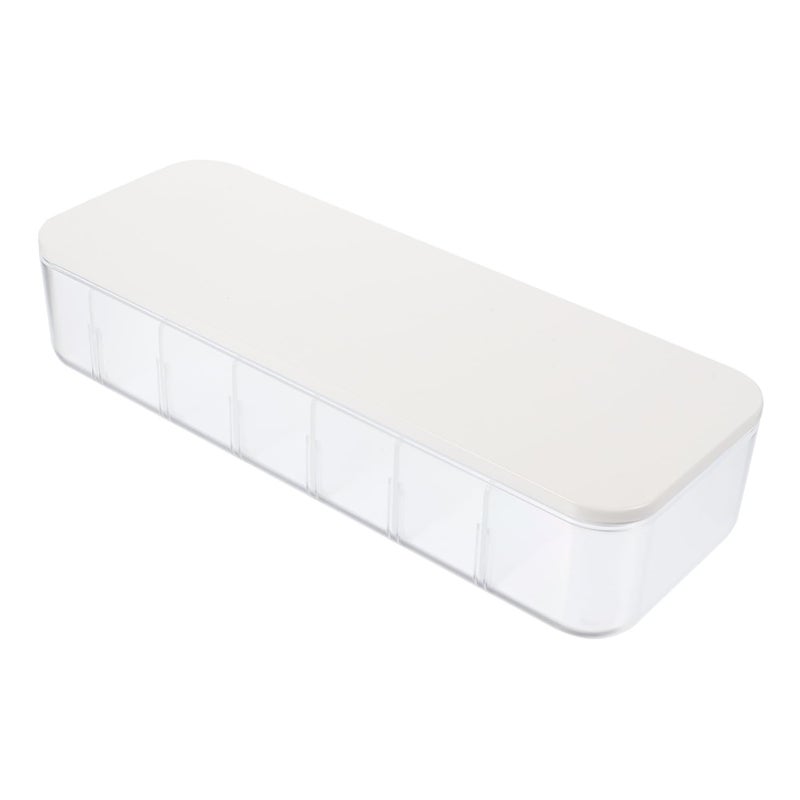 Black PP Cord Management Box Desk Organizer Hider - Image 2