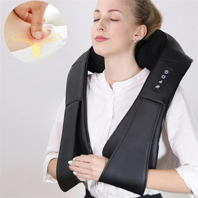 Arogya Arg Arogya Neck And Shoulder Massager, Back Massager For Cervical And Shoulder Pain Relief With Heating Rotate Massager For Pain Relief And Muscle Relaxation Car Massager(Neck Kneading_1) - Image 2
