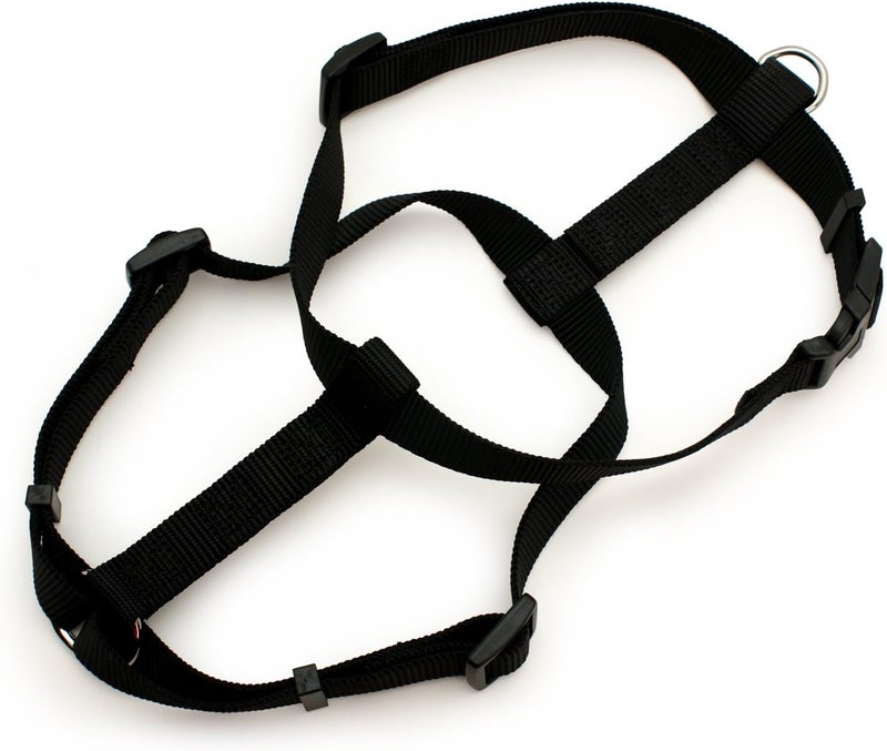 Doskocil Aspen Pet Products 22110 Dog Harness, 5/8 By 28 To 36-Inch, Black
