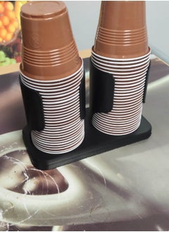 3D Brothers Compact and Durable Plastic Coffee Cup Holder - 57mm  - Image 1