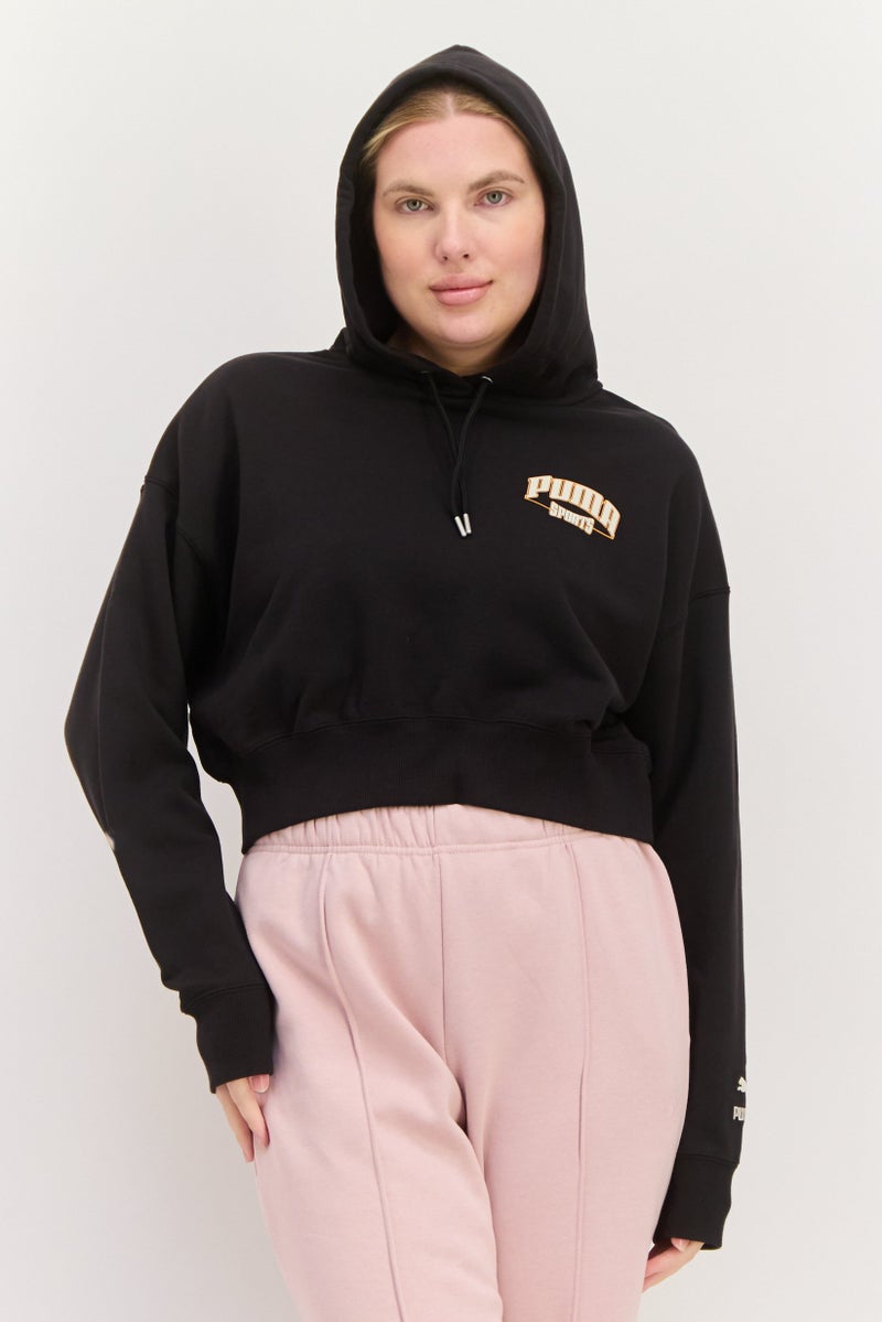 PUMA Women Sportswear Fit Long Sleeves Outdoor Sweatshirts, Black - Image 1