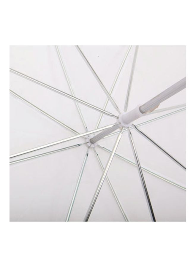 مظلة لينة شبه شفافة لفلاش الاستوديو 83Ø³Ù†ØªÙŠÙ…ØªØ± أبيض - Image 4