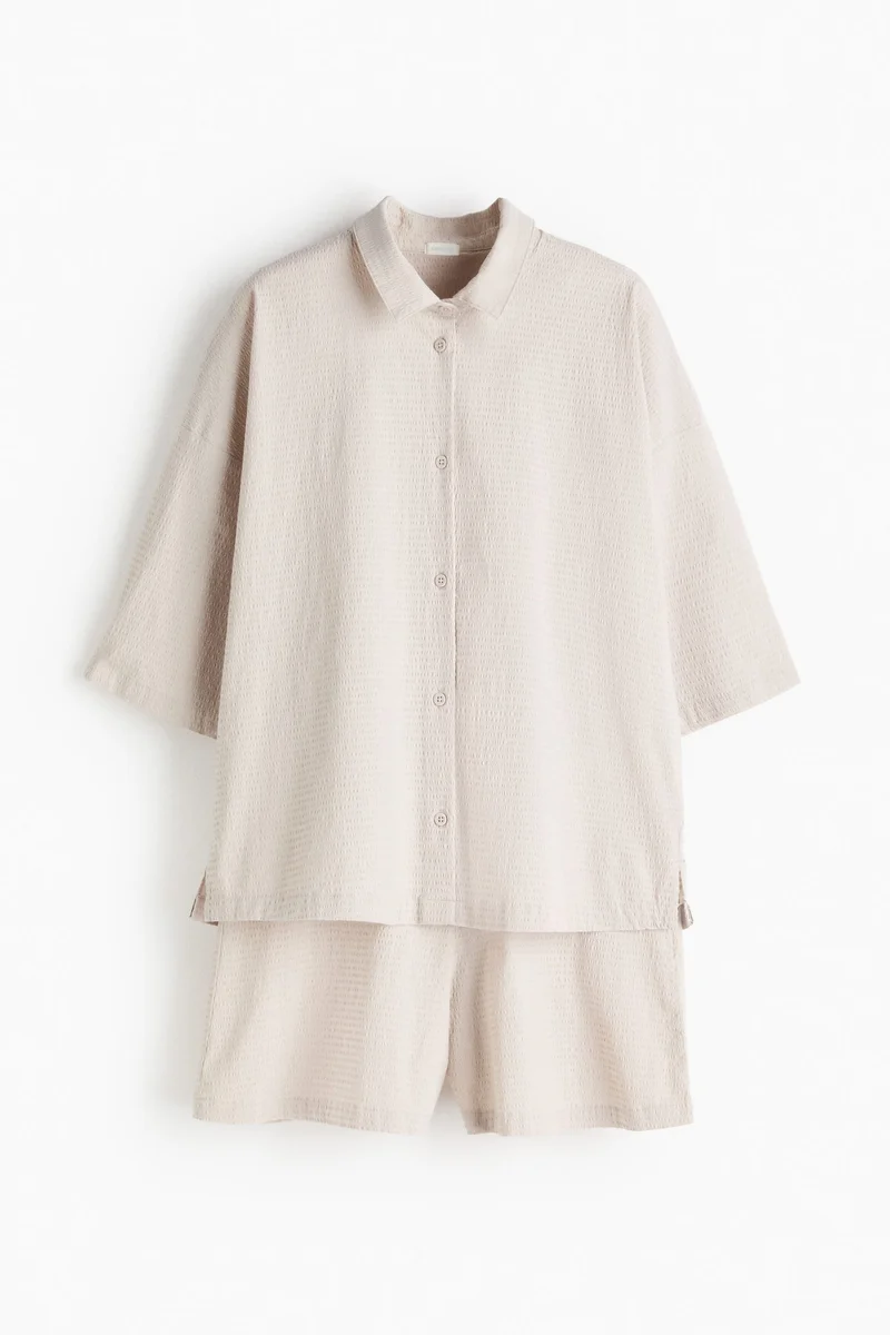 H&M Cotton seersucker pyjamas