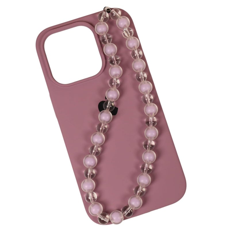 Threads & Beads mobile charm with dual beads and transparent beads, mobile charm - Image 1