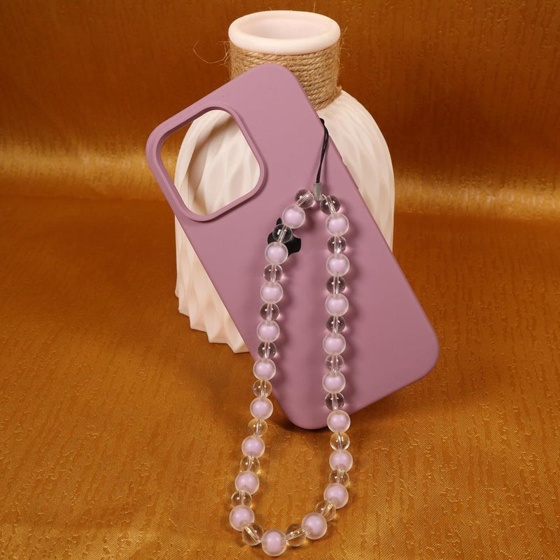 Threads & Beads mobile charm with dual beads and transparent beads, mobile charm - Image 4