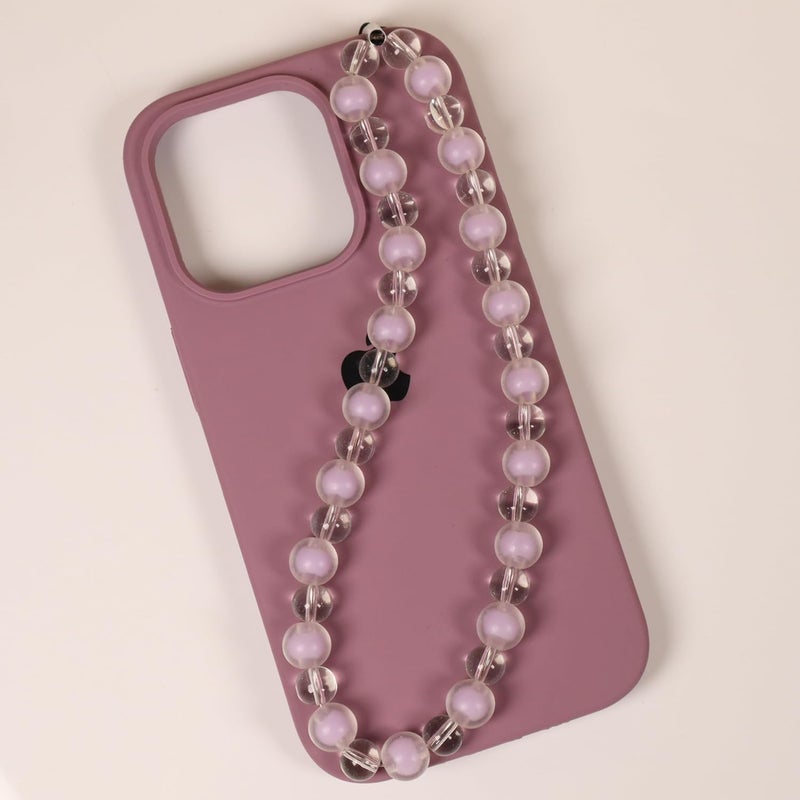 Threads & Beads mobile charm with dual beads and transparent beads, mobile charm - Image 5