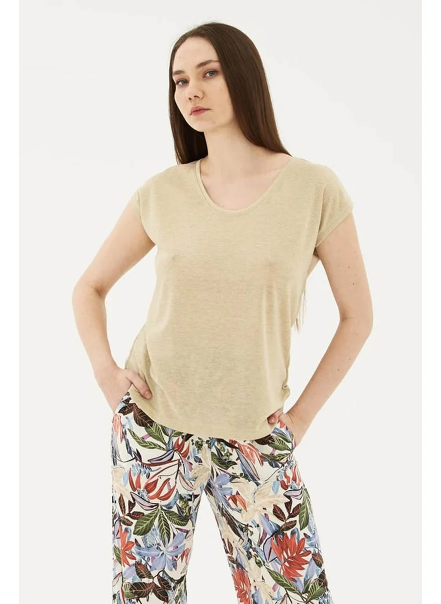 Fashion Friends Glitter Gold Women's Blouse 25Y0202K1