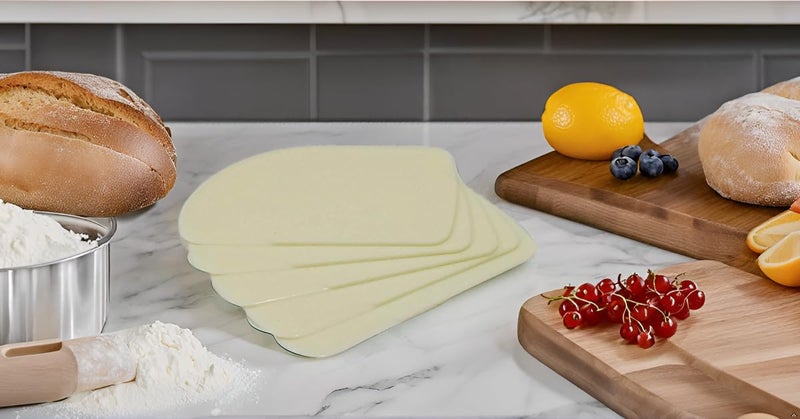 BAKERS PARDISE Bakers Paradise Dough Scraper Bowl Scraper | Flexible Food Safe Plastic Dough Cutter for Baking, Bread, Cake, Pastry & Fondant | Multipurpose Kitchen Scraper Tool for Mixing & Icing-(Pack of 5) - Image 5