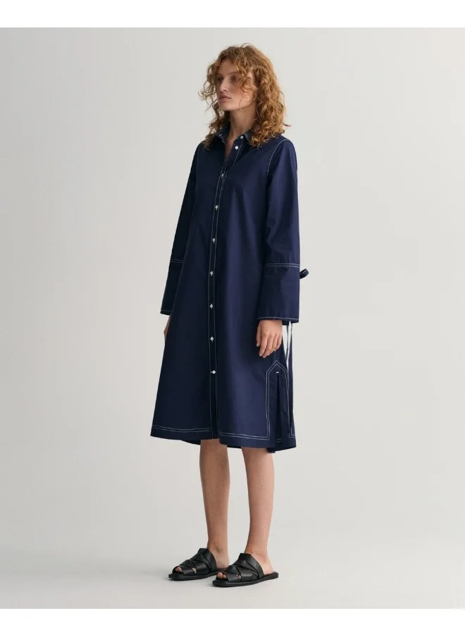GANT Gant Contrast Stitch Shirt Dress