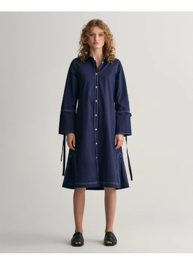 GANT Gant Contrast Stitch Shirt Dress
