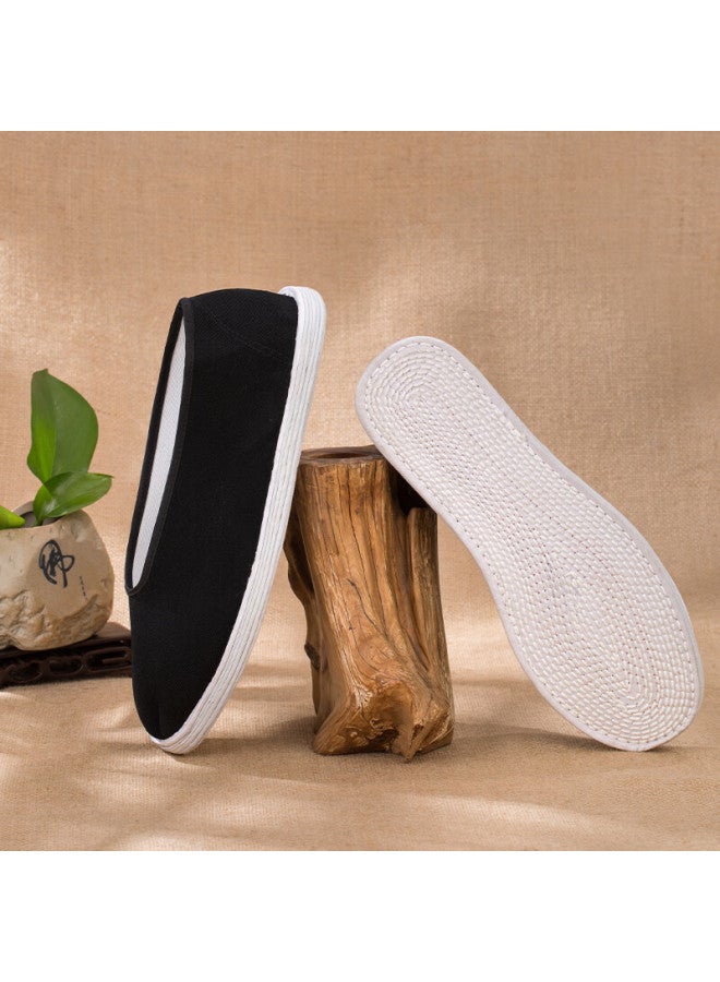 Yuzhaolin Traditional Handmade Beijing Cloth Shoes With Thousand-layer Sole, Slip-on Casual Low-top Men's Shoes Y1s-1001 Round Toe Size 40 - Image 4