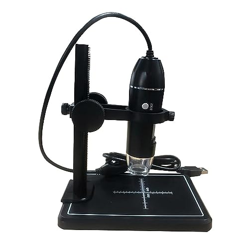 Tobo USB Digital Microscope 50X to 1000X, 8 LED Magnification Microscope Camera, with Stand,Compatible with Mac Window 7/8/10 Android Linux,Handheld USB Phone Microscope (USB-1000x-Stand) - TD-588IM03 - Image 1