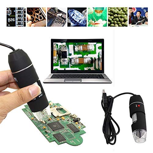 Tobo USB Digital Microscope 50X to 1000X, 8 LED Magnification Microscope Camera, with Stand,Compatible with Mac Window 7/8/10 Android Linux,Handheld USB Phone Microscope (USB-1000x-Stand) - TD-588IM03 - Image 4