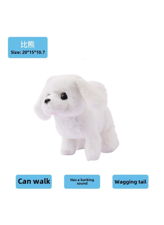 Electronic Pet Toy - Ai Robot Dog 3d Simulation Design Interactive Control Cute Appearance-Color:Bichon (large)  - Image 1