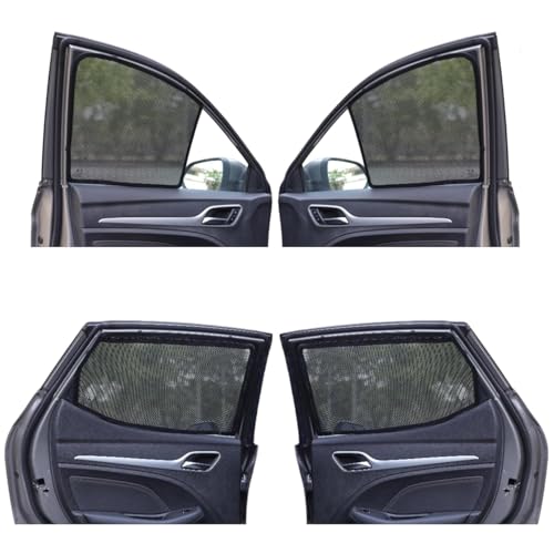 NEODRIFT 'NeoShade' Magnetic Car Sunshades for Mahindra XUV 300 | 3XO (Set of 4 - Front & Rear - Zipper Only on Rear Row)(UV Protection, Magnetic Grip, Privacy & Heat Control) - Image 1