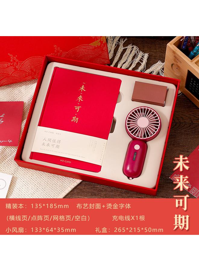 Bluejw Future Handbook Gift Box Suit Color Page Illustration Notebook Cute Girl's Heart Retro Style Notepad - Image 1