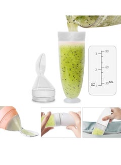 ULHYC 2 Pieces Silicone Baby Spoons Baby Feeding Spoon with Standing Base for Infant 0-24 Months Dispensing and Feeding  - Image 5