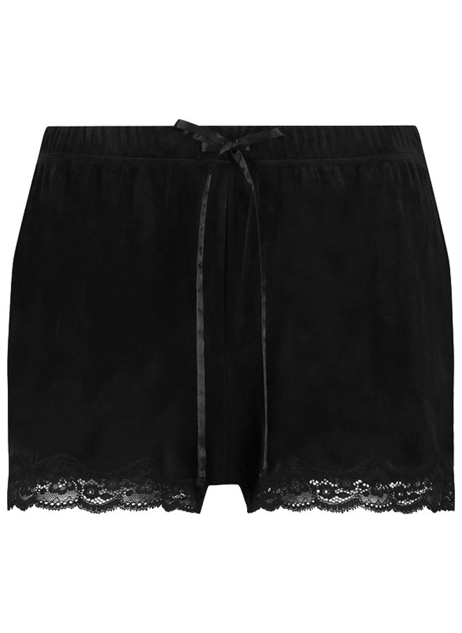 hunkemoller - Velvet lace shorts - Image 1
