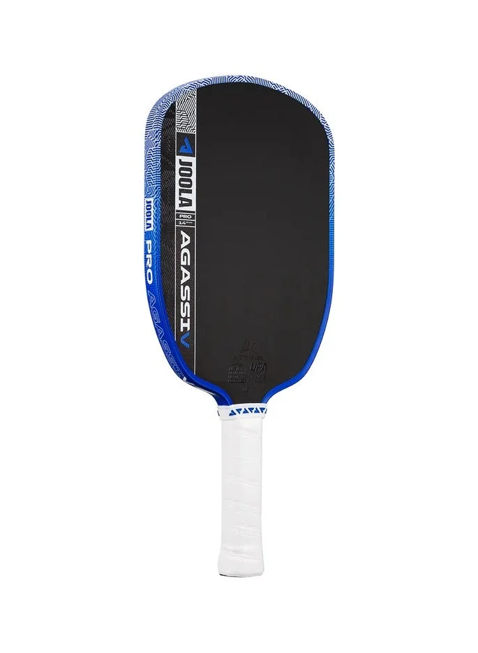 JOOLA JOOLA Agassi Pro V Pickleball Paddle – Andre Agassi Royal Blue 14mm | Carbon Fiber Surface | KineticFrame Tech | Lightweight Power Paddle | USAPA Approved