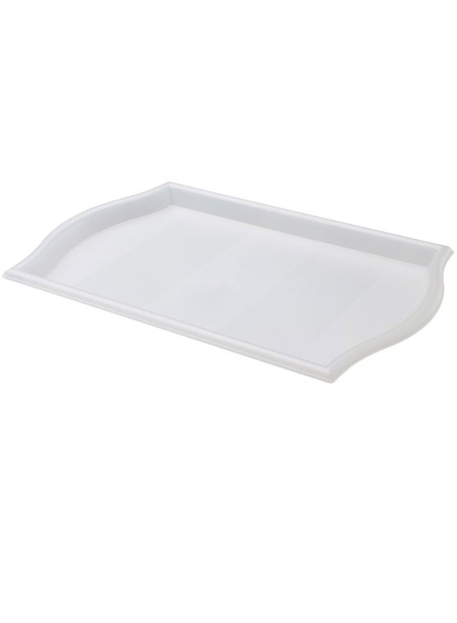 Ikea Versatile food and drink serving tray, made of durable plastic with sloping edges for easy carrying, modern, clear design for everyday use and occasions 52x35 cm - Image 2