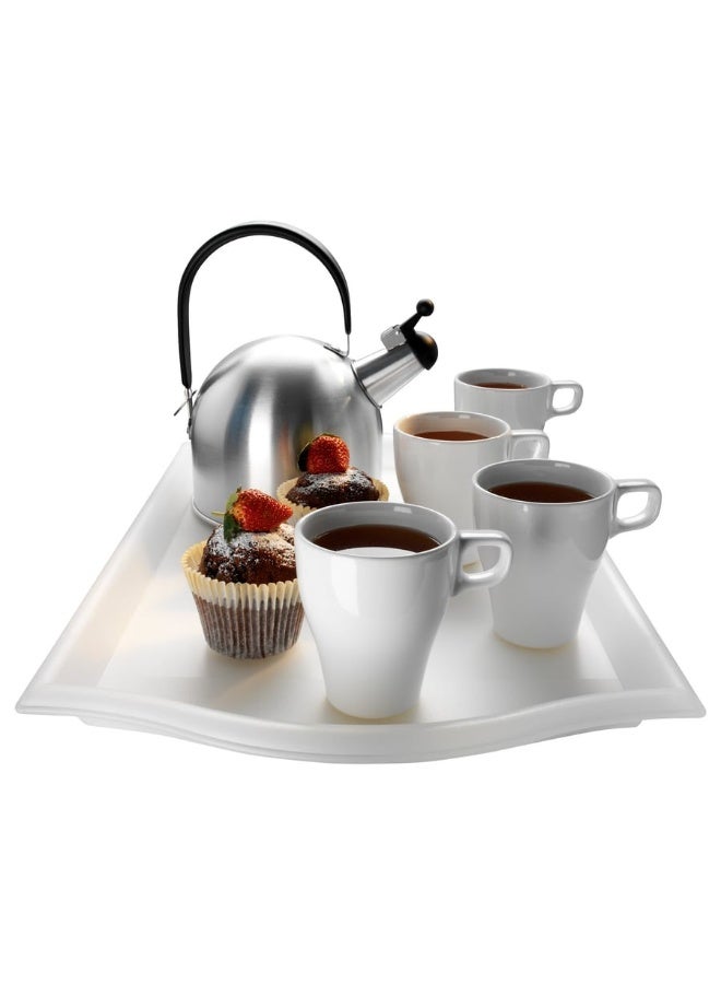 Ikea Versatile food and drink serving tray, made of durable plastic with sloping edges for easy carrying, modern, clear design for everyday use and occasions 52x35 cm - Image 3